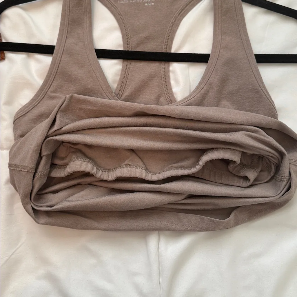 Beyond Yoga  Spacedye Step Up Racerback Tank, Beige, Size M - Image 7