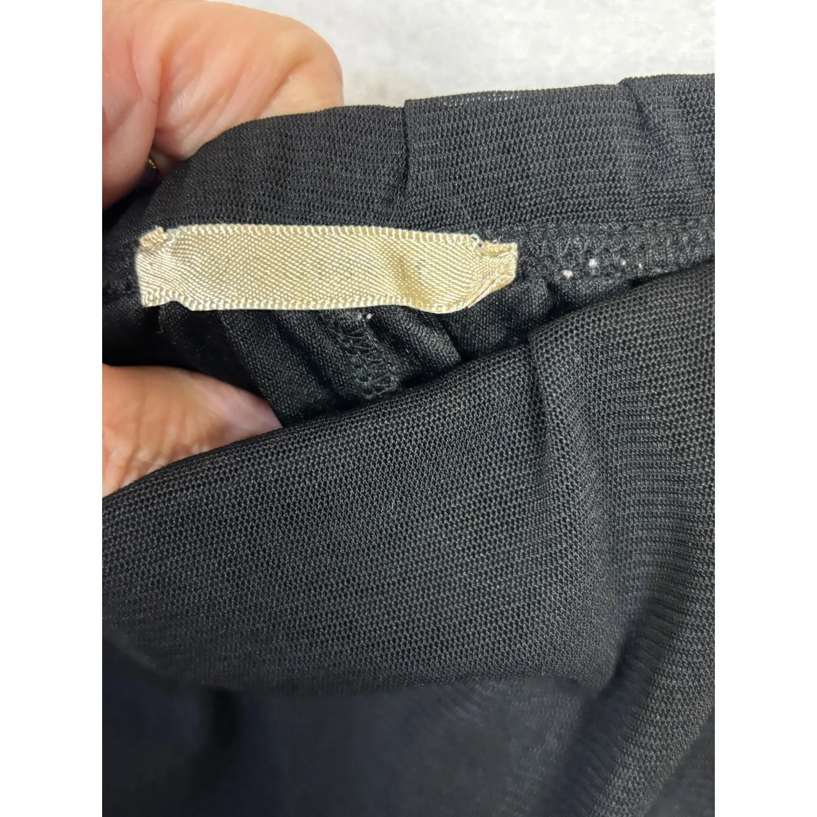 Womens Black Whimsigoth Boho Maxi Skirt Sz XL Sheer Overlay Layered A - Image 4