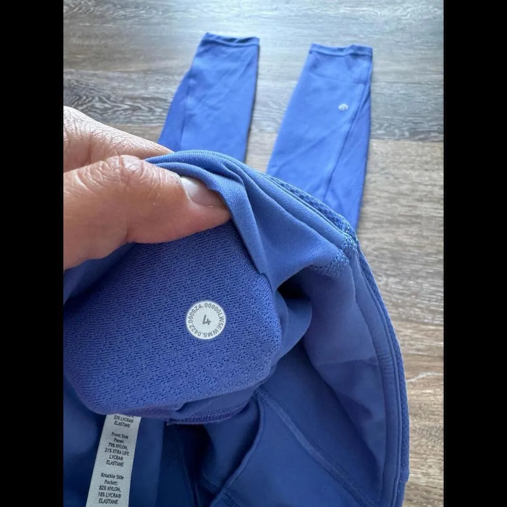 Lululemon Everlux & Mesh Super High Rise Training 25” Wild Indigo Size 4 NWT - Image 4