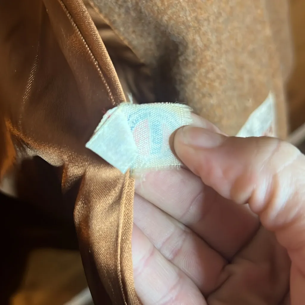 Vintage Forecaster Boston Brown Midi Pea Coat Union 70s 80s Heavyweight Jacket Size 6 - Image 5