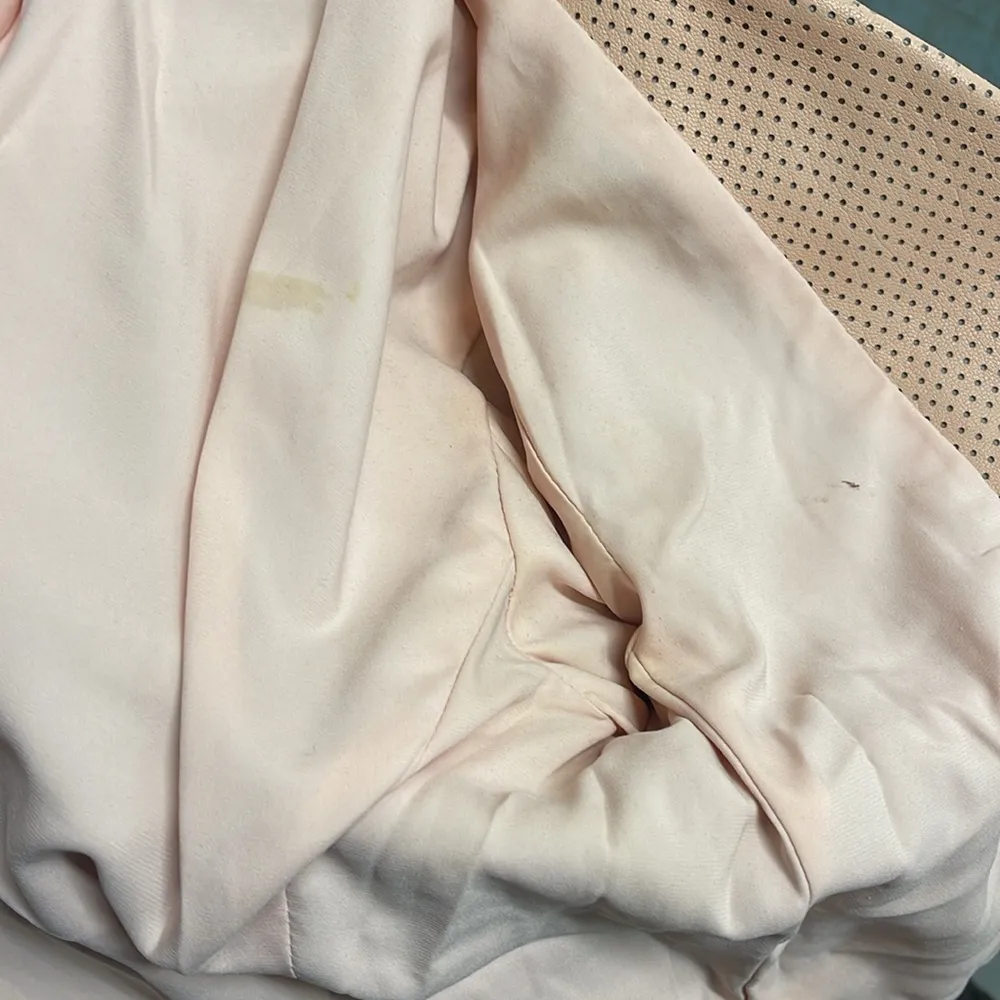 Rebecca Minkoff Wes Perforated Lambskin Leather Moto Jacket Blush - Image 10