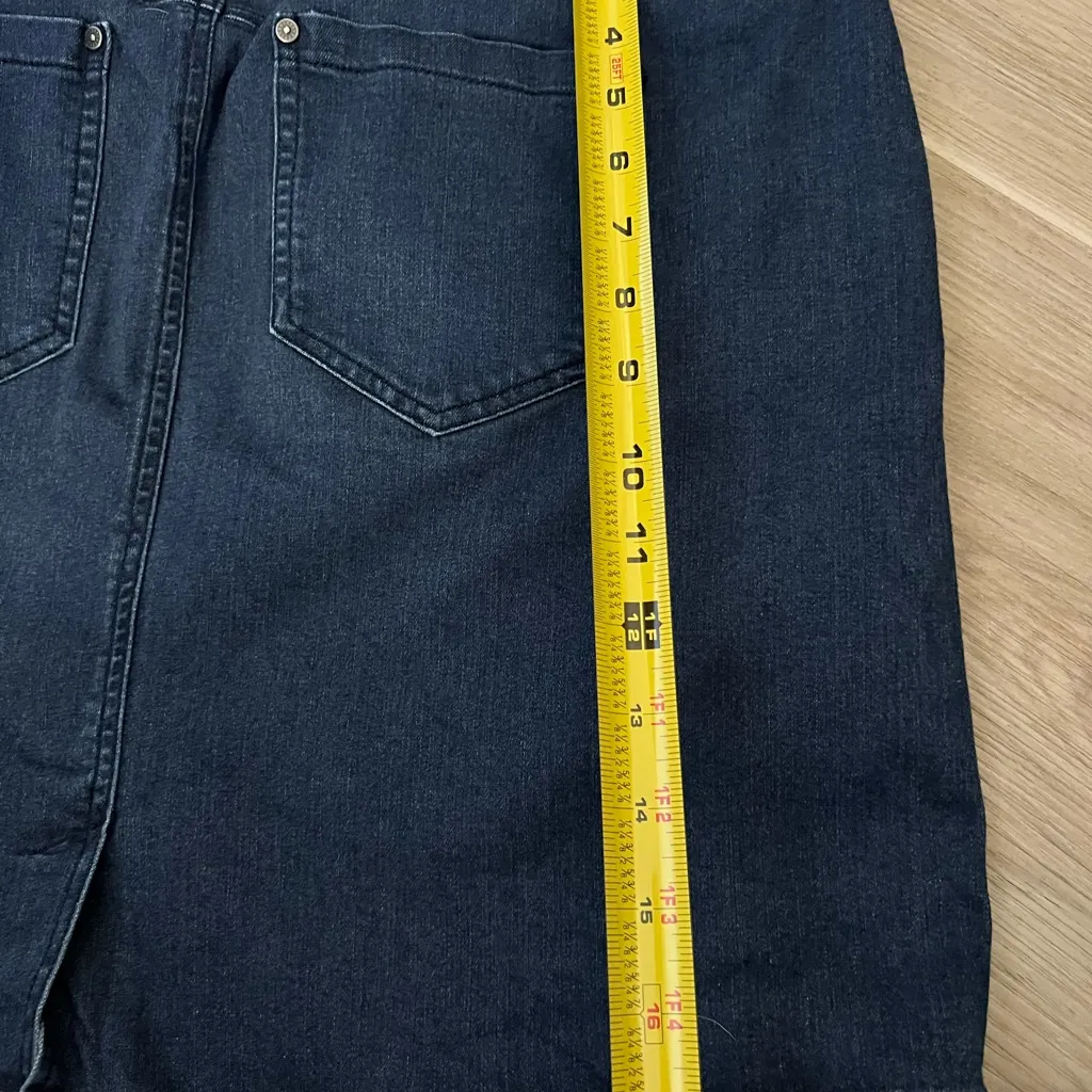 Intro Love the Fit Pull on Denim Stretch Skirt Size 12 Blue - Image 6