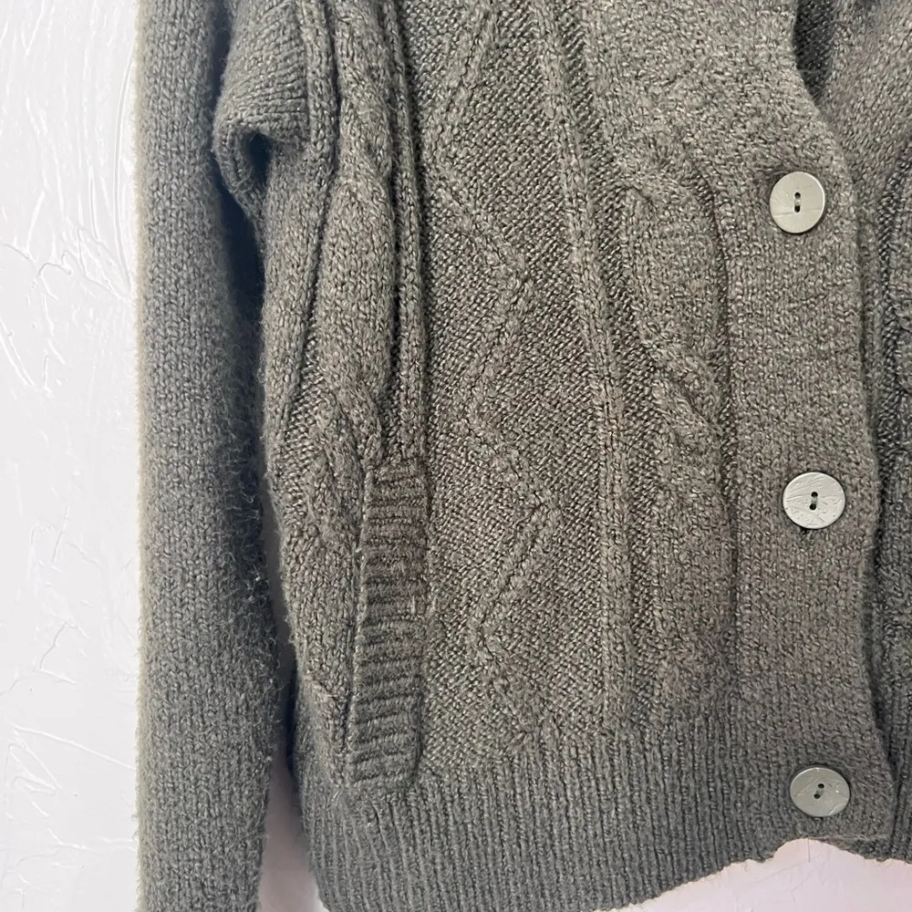 Anthropologie Pilcro green cardigan sweater size XS - Image 3