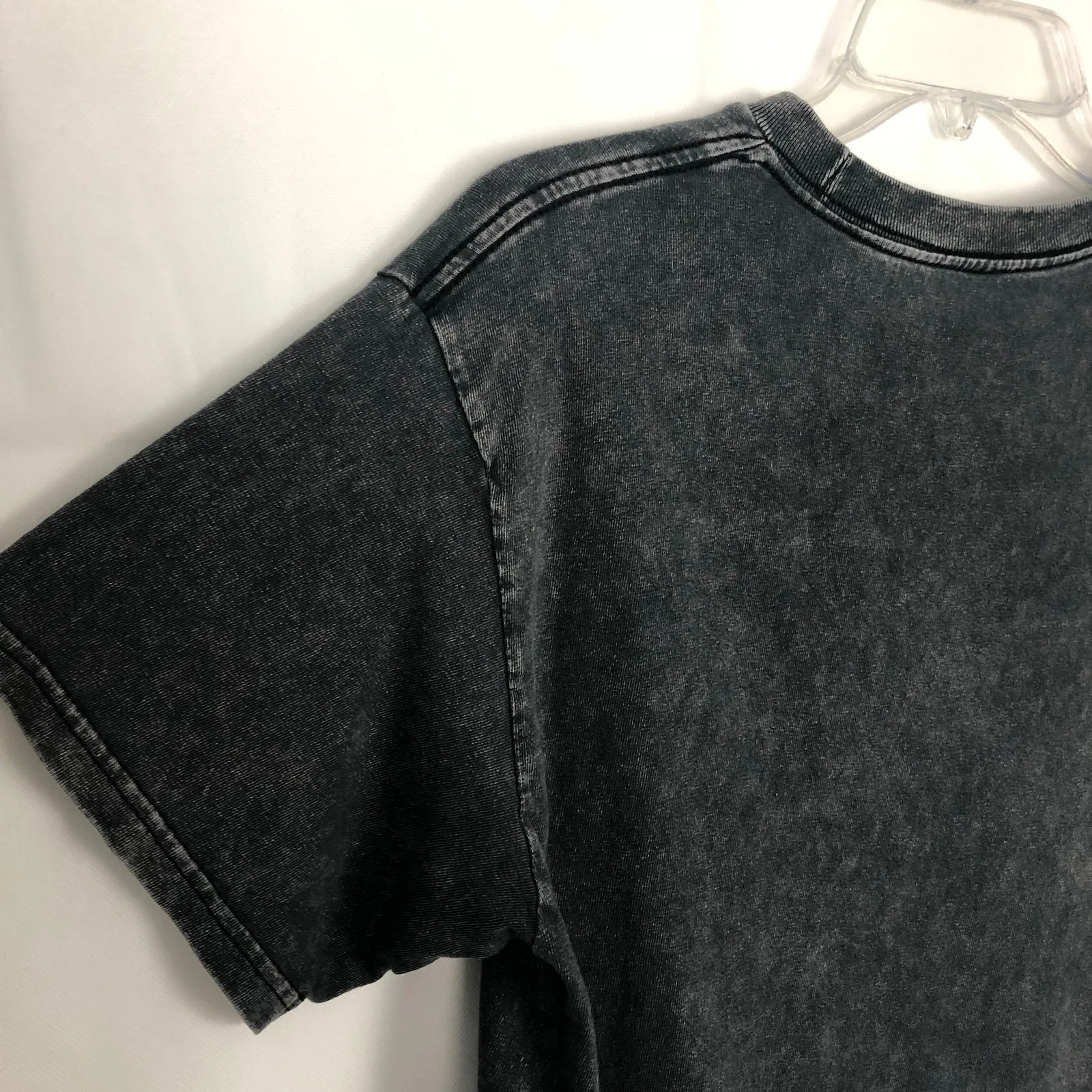 J. Galt Stonewash Crop Top Crew Neck Size Small - Image 10