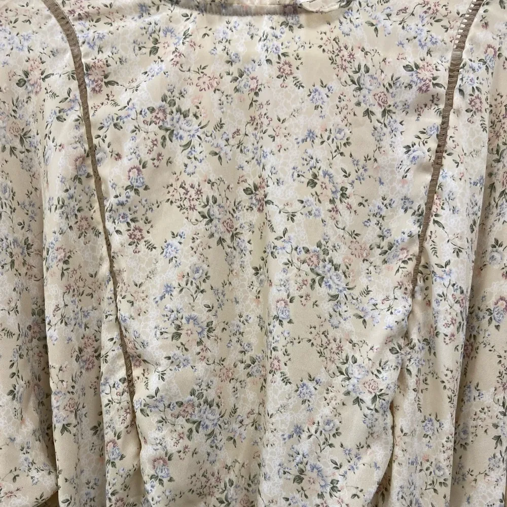 Sienna Sky Womens peasant boho blouse size xl - Image 4