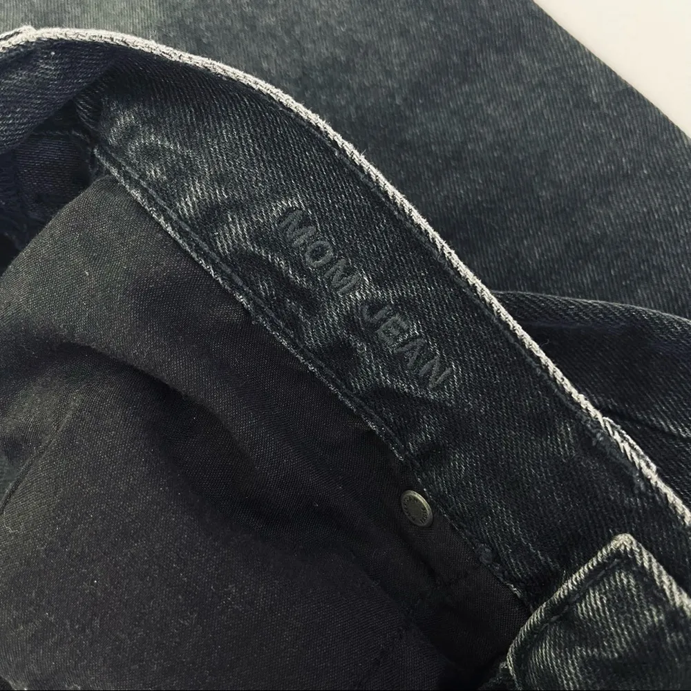 AMERICAN EAGLE OUTFITTERS Jeans Black straight leg jeans MOM jeans 4 long Black - Image 3