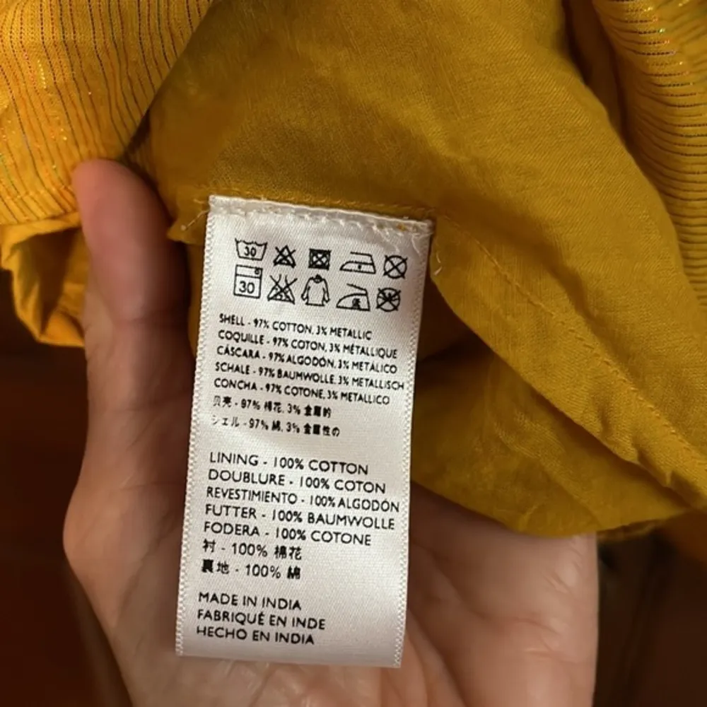 Cleobella gold pinstriped lame sundress - Image 4