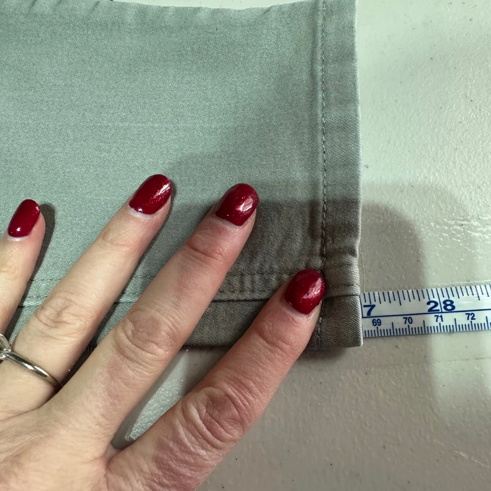 Democracy "AB" Technology Womens Size 10 Light Gray Skinny Jeans Pants - Image 9