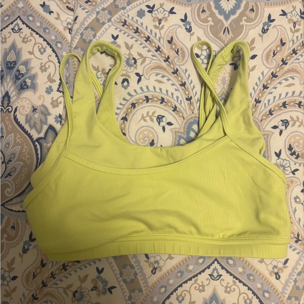 lululemon athletica Lime Green Sports Bra - Image 2