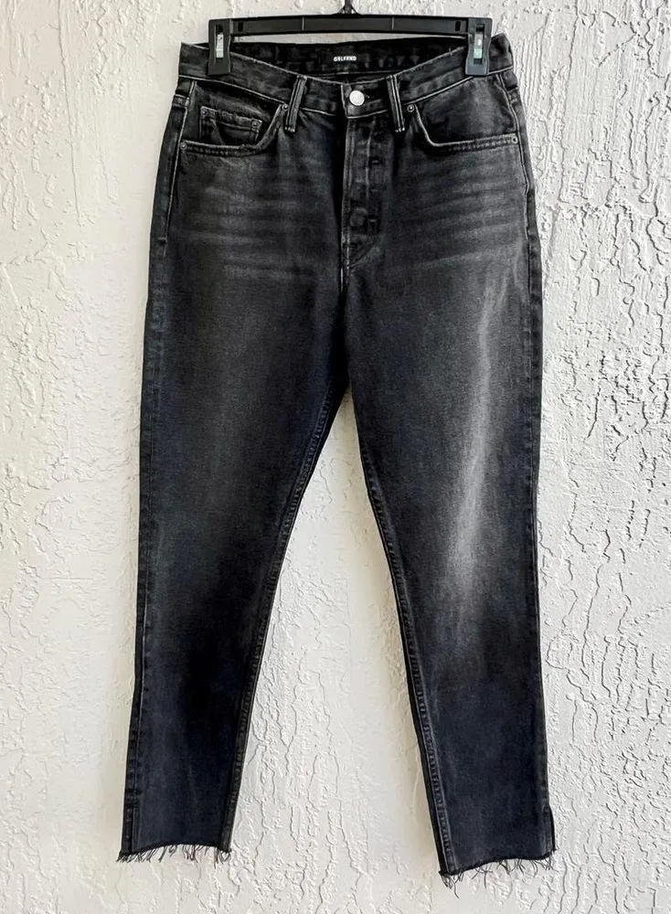 NWT $215 GRLFRND High Waist Karolina Jeans Dark Denim Gray Black Women's Sz 27 - Image 3