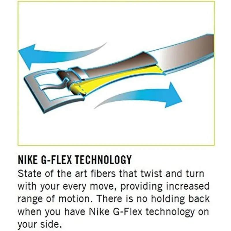 Nike Golf | S | Women's E.86 G-Flex Leather & Brushed Silver Buckle Harness Belt - Image 11