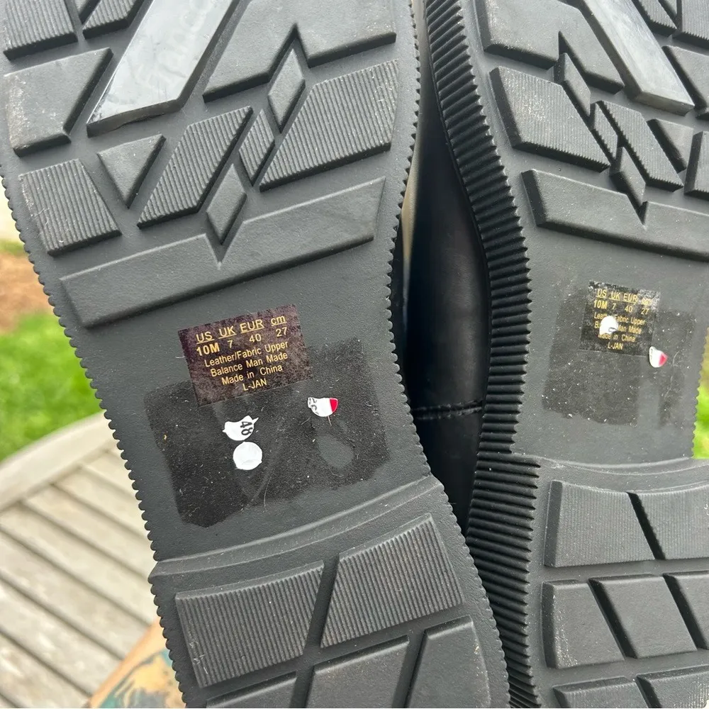 Franco Sarto‎ Jan Snow Boot Black & blue Waterproof All-Weather Lug Sole size 10 - Image 8