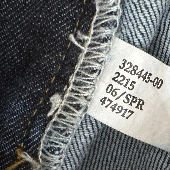 2006 Banana Republic Bootcut Low Rise Dark Washed Jeans Size 6 - Image 8