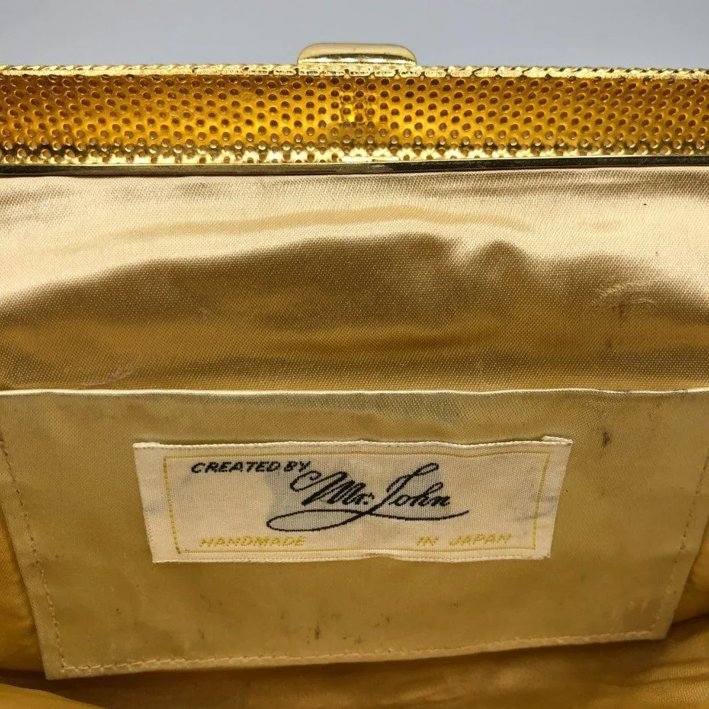 Vintage Mother of Pearl Beaded White Created by Mr John Japan Evening Bag - Image 7