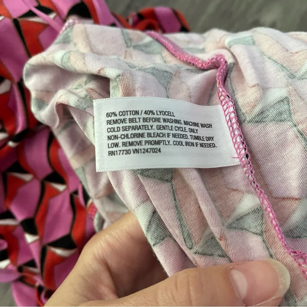 Diane Von Furstenberg  Pink Patterned Jumpsuit - Image 7