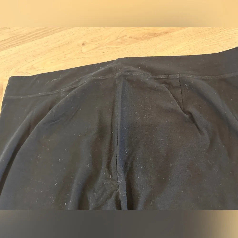 Eileen Fisher lightweight flat front black pull on pant size XL - Image 6