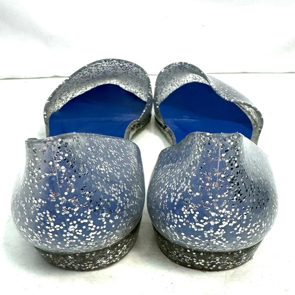 Jeffrey Campbell Havana Last Glitter Jelly D’Orsay Pointed Toe Flats Size 7 - Image 4