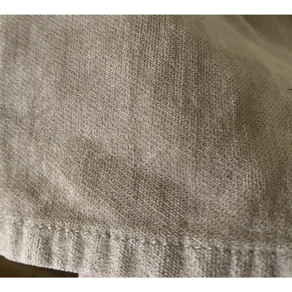 Closed Crop High Rise Pants Flare Leg Organic Cotton Blend Velvet Baylin Size 24 - Image 15