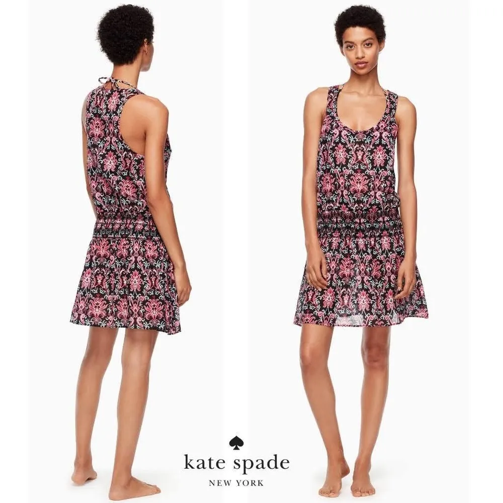 Kate Spade New York Oasis Beach Pool Cover Up Mini Dress Size S - Image 2