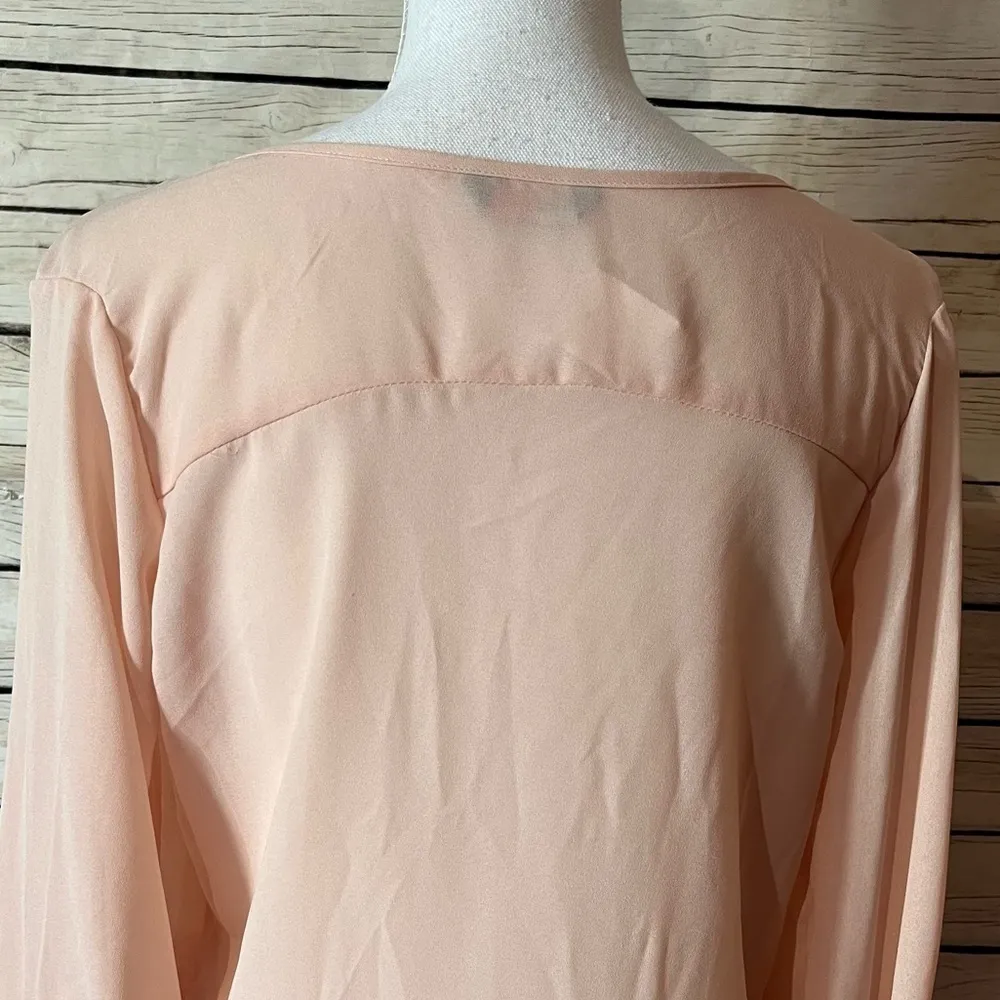 Indulge In Style Faux Wrap Blouse - Image 8