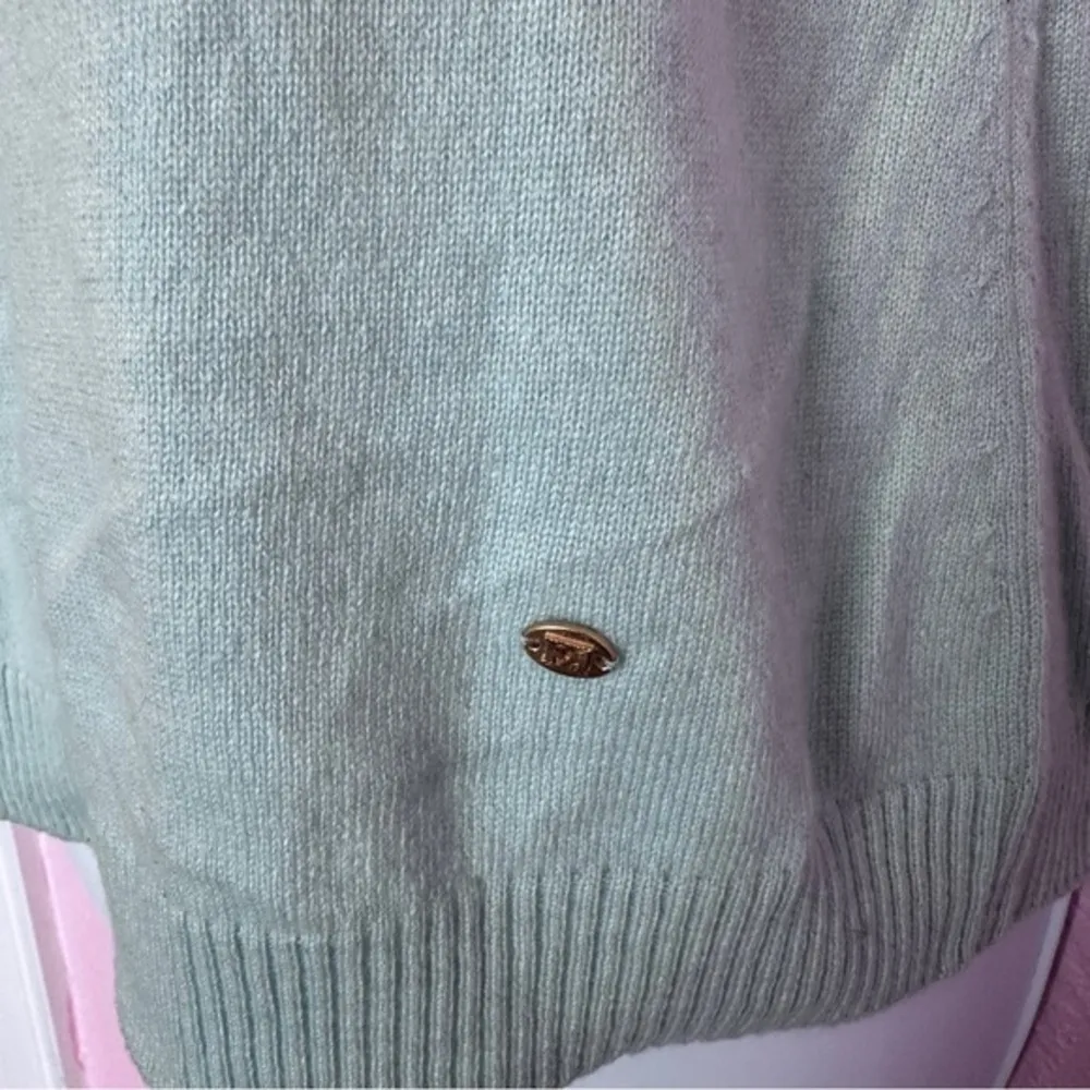 NWT Escada 100% Cashmere Knit Luxury pinch shell Tank‎ Top Sweater size 38 M Size M - Image 9