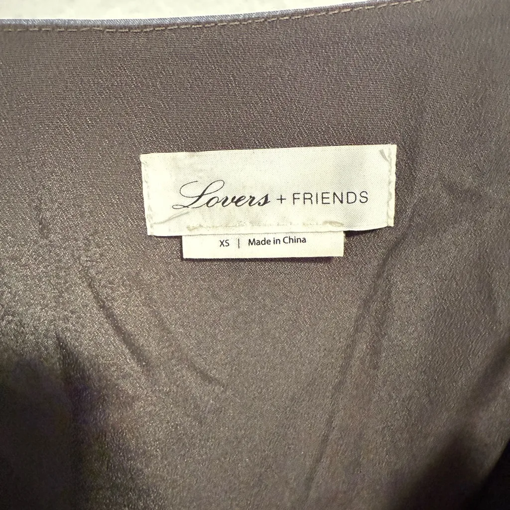 Lovers + Friends Nolita Midi Gray Slinky Dress Size XS - Image 6