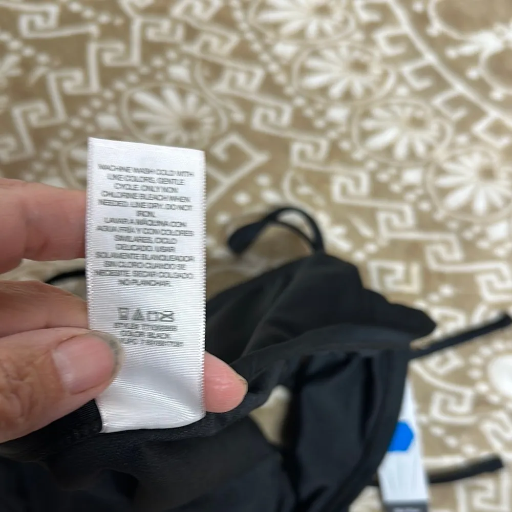 Time and Tru Black Bikini with Adjustable Side Ties Size L - Image 6