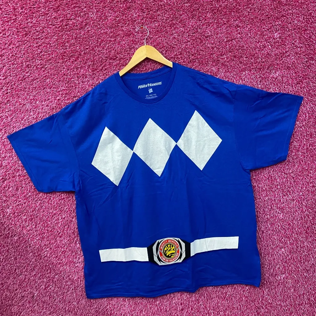 The Mighty Morphin Power Rangers Blue Power Ranger T-Shirt 4XL - Image 5