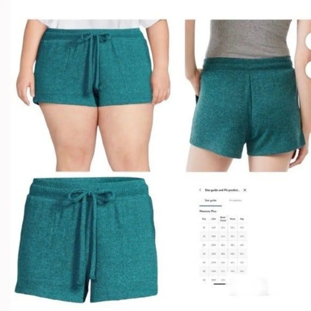 Joyspun Women's Hacci Knit Sleep Shorts Sizes 2X 18W - Image 2