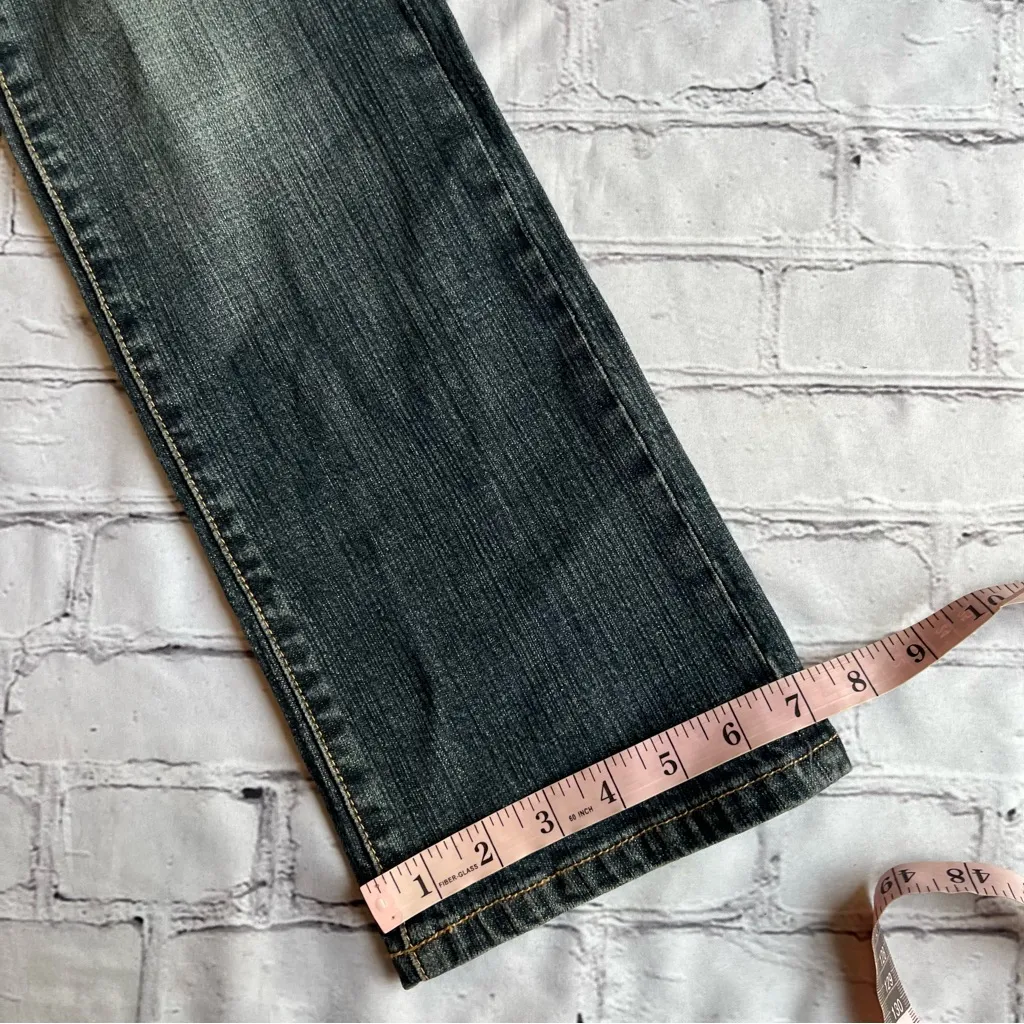 Vintage Y2K Jeans Women's Sz 27 Low Rise Faded Dead Stock Hippie Festival NWT - Image 14