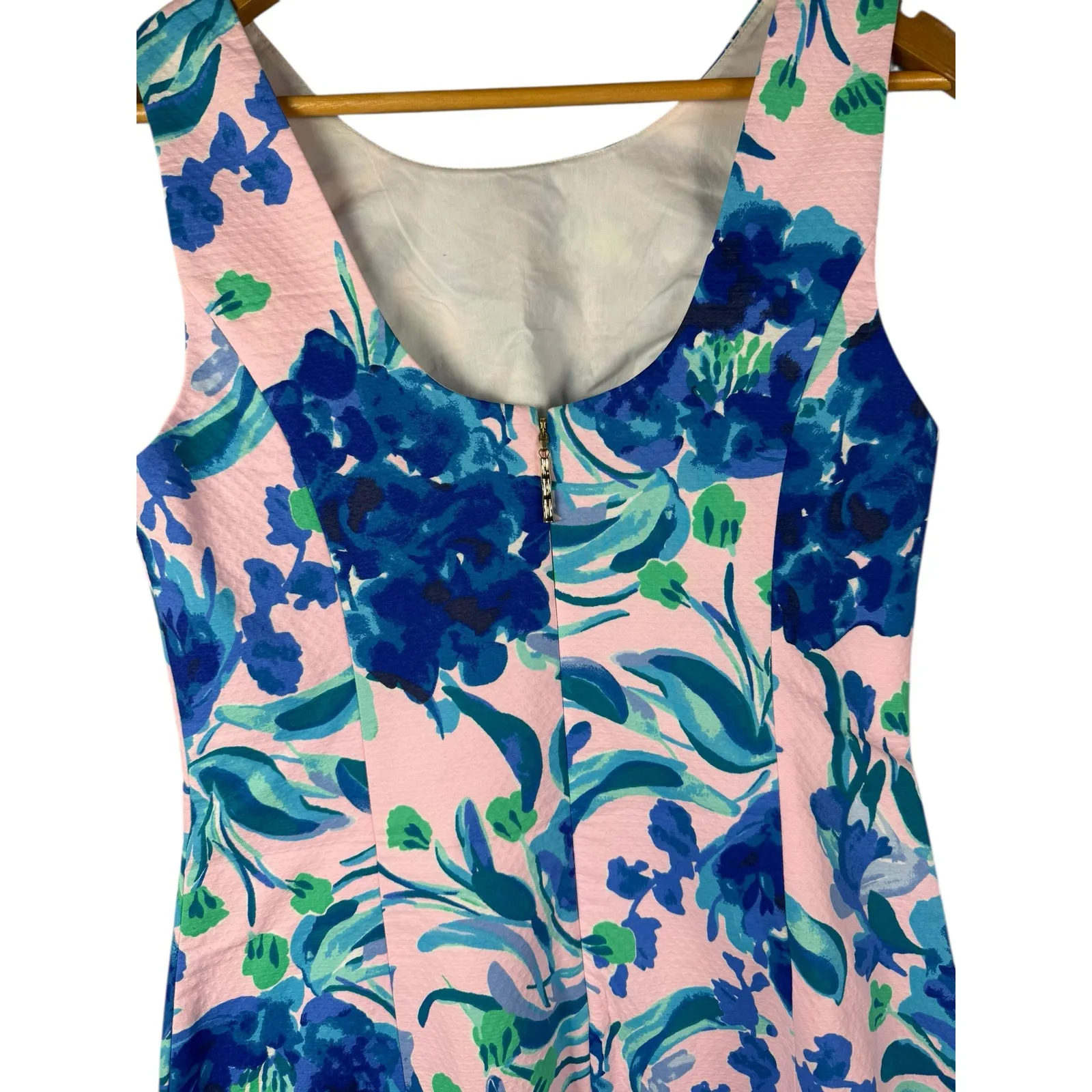 Lilly Pulitzer Mila Stretch Shift Dress Pink Tropics Tint Sweet Pea‎ Size 4 - Image 12