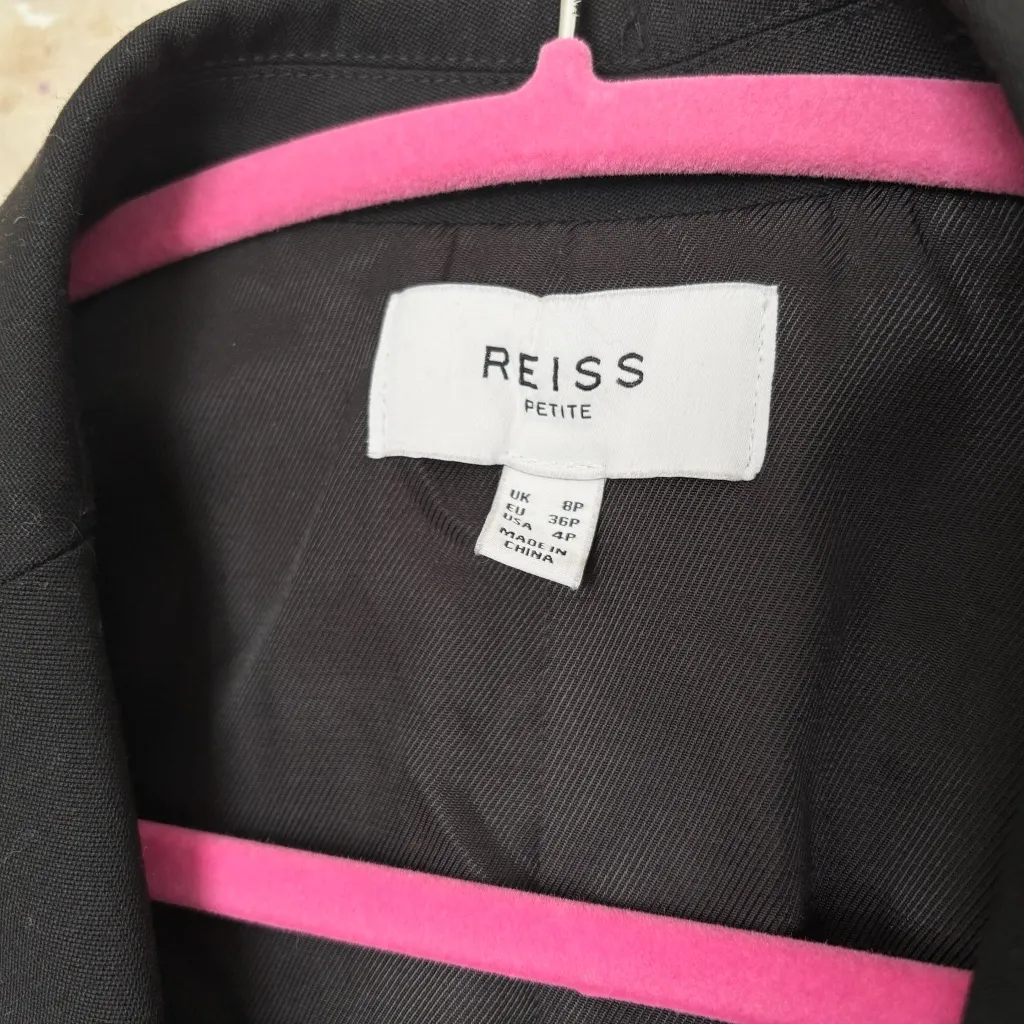 Reiss Alia Oversized Wool-Blend Blazer - Image 4