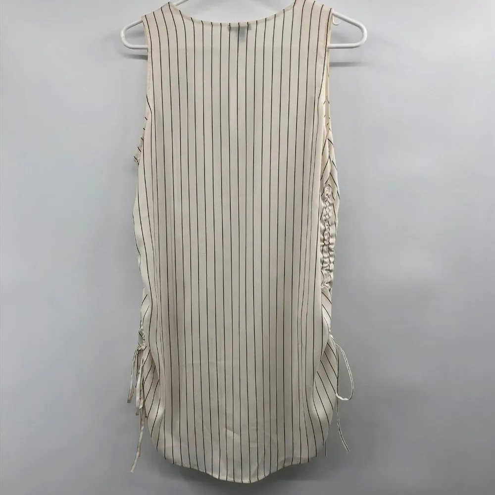 Ann Taylor Blouse Womens ST Tall New Striped Sleeveless - Image 2