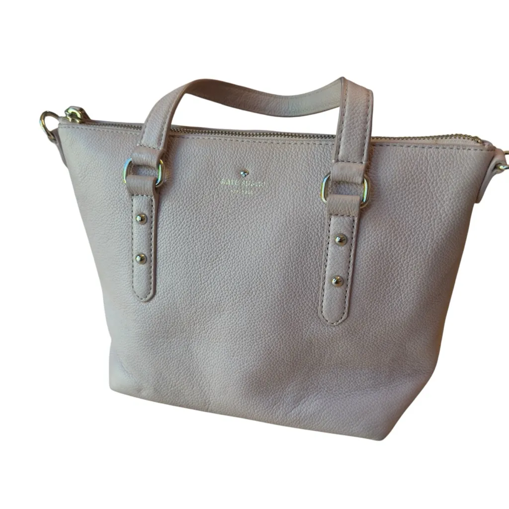 Kate Spade Larchmont Ave Small Penny Evangeline Satchel Bag Blush Pink No Strap - Image 3