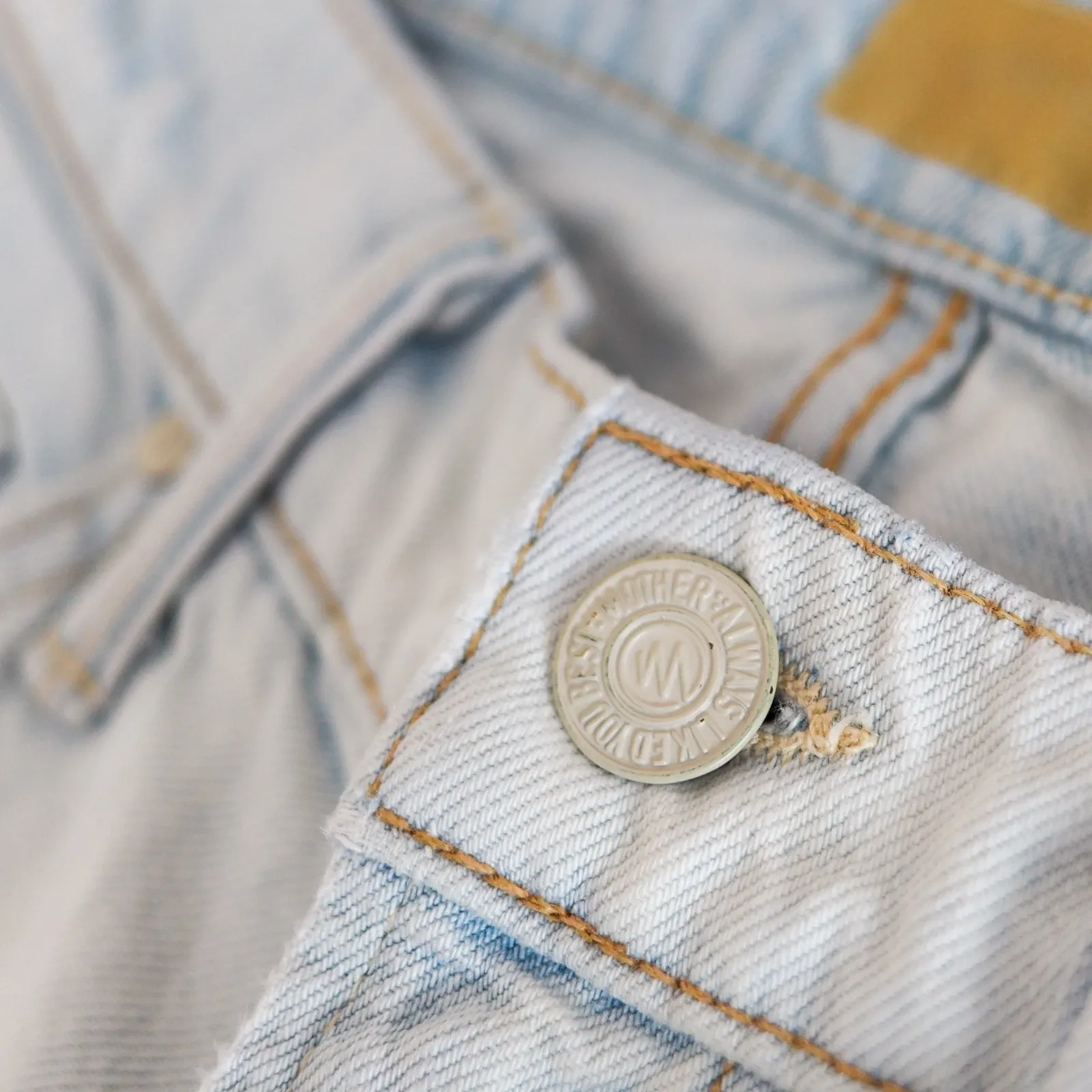 Mother‎ The Dropout Fray Jeans Get Blondie Light Wash Ripped Raw Hem Sz 24 Blue - Image 13