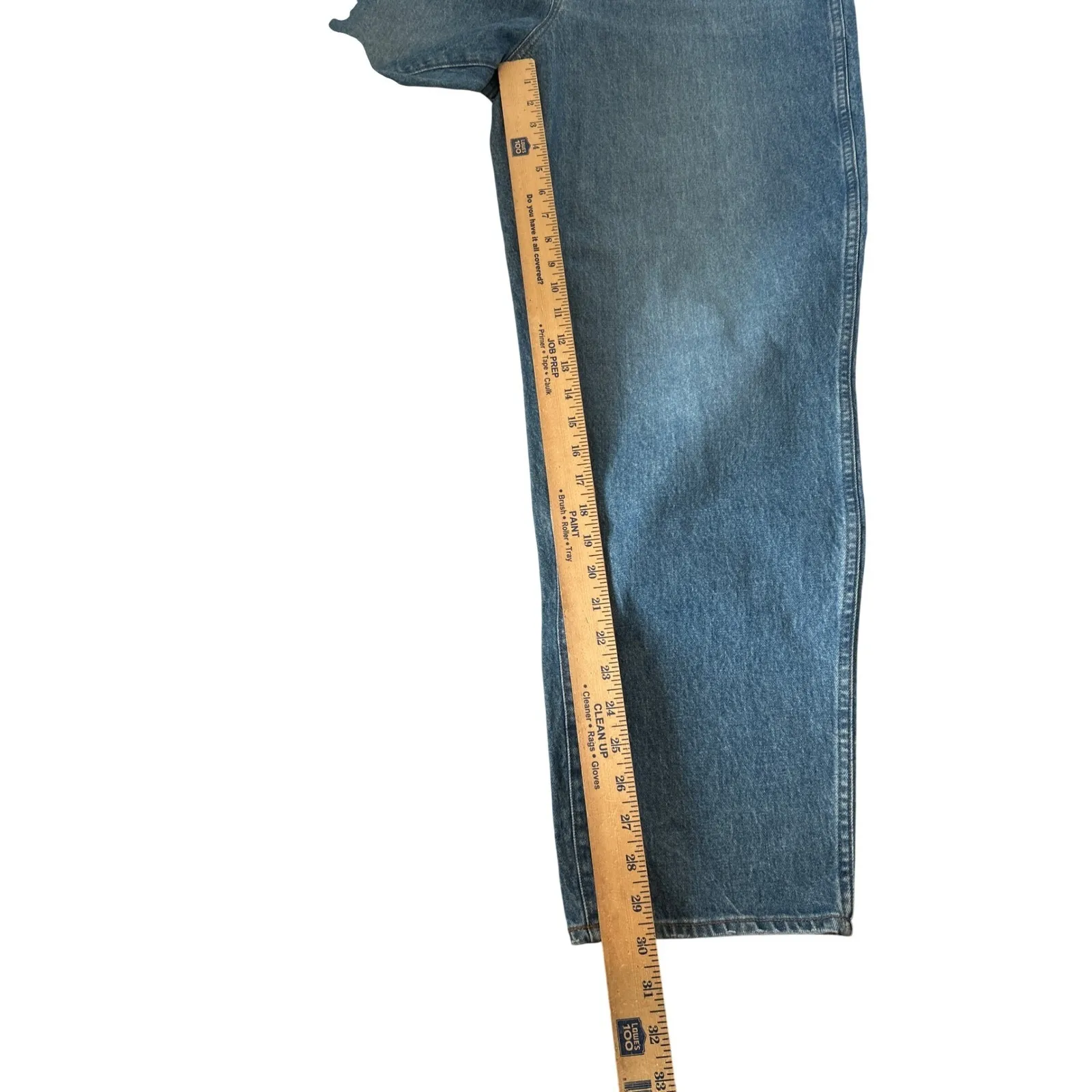 J. Crew Peggy Jean Medium Wash High Rise Straight Leg Denim Jeans Womens 32T - Image 7