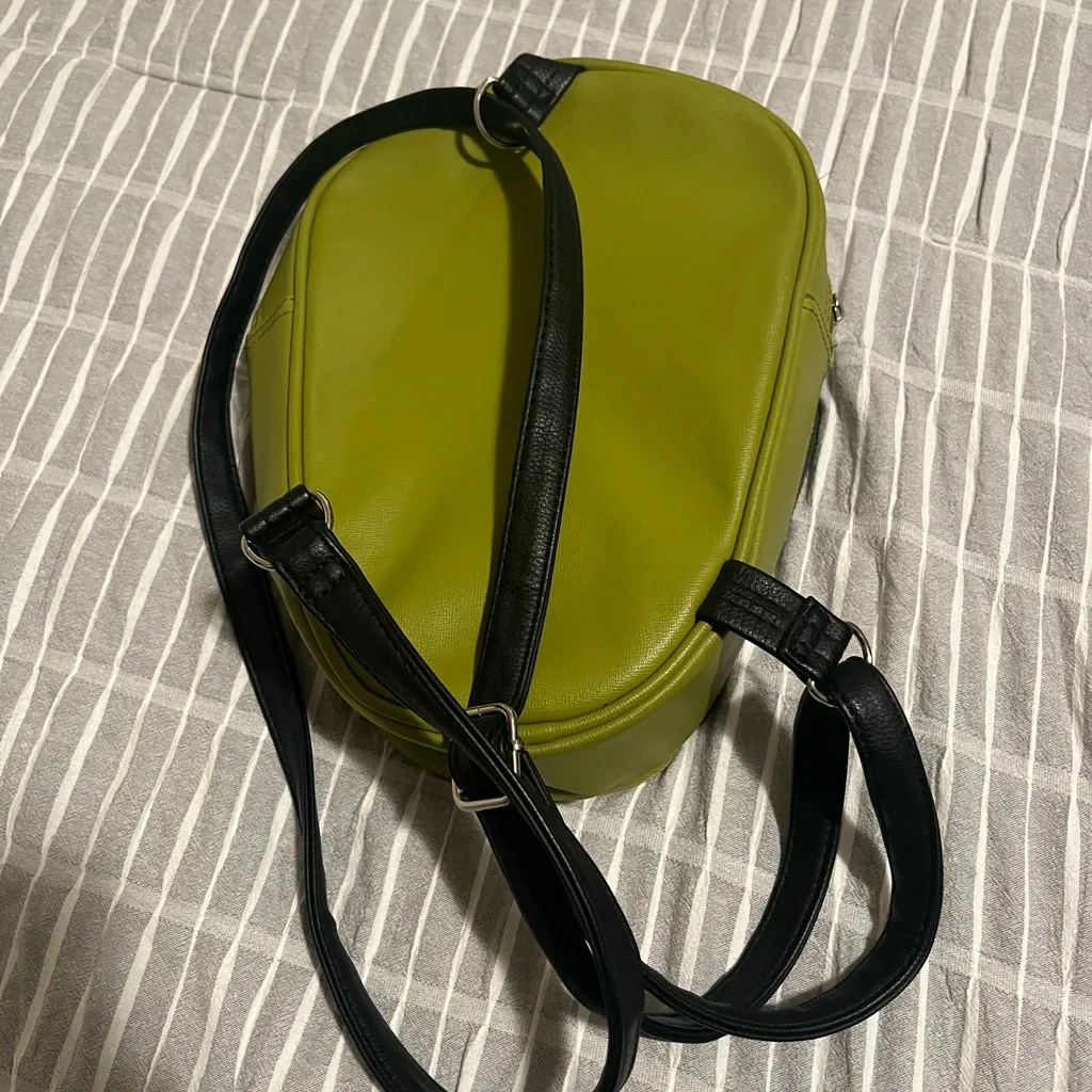 Frankenstein Love Pain & Stitches X Vixen by Micheline Pitt Monster Backpack Green - Image 2