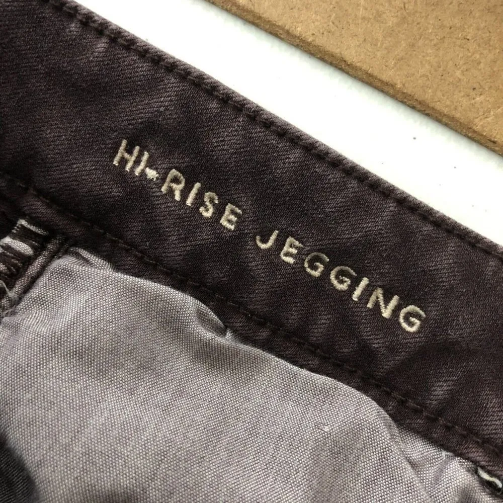 American Eagle Womens Jeans Hi-Rise Jegging Dark Purple Stretch 4 Short - Image 4