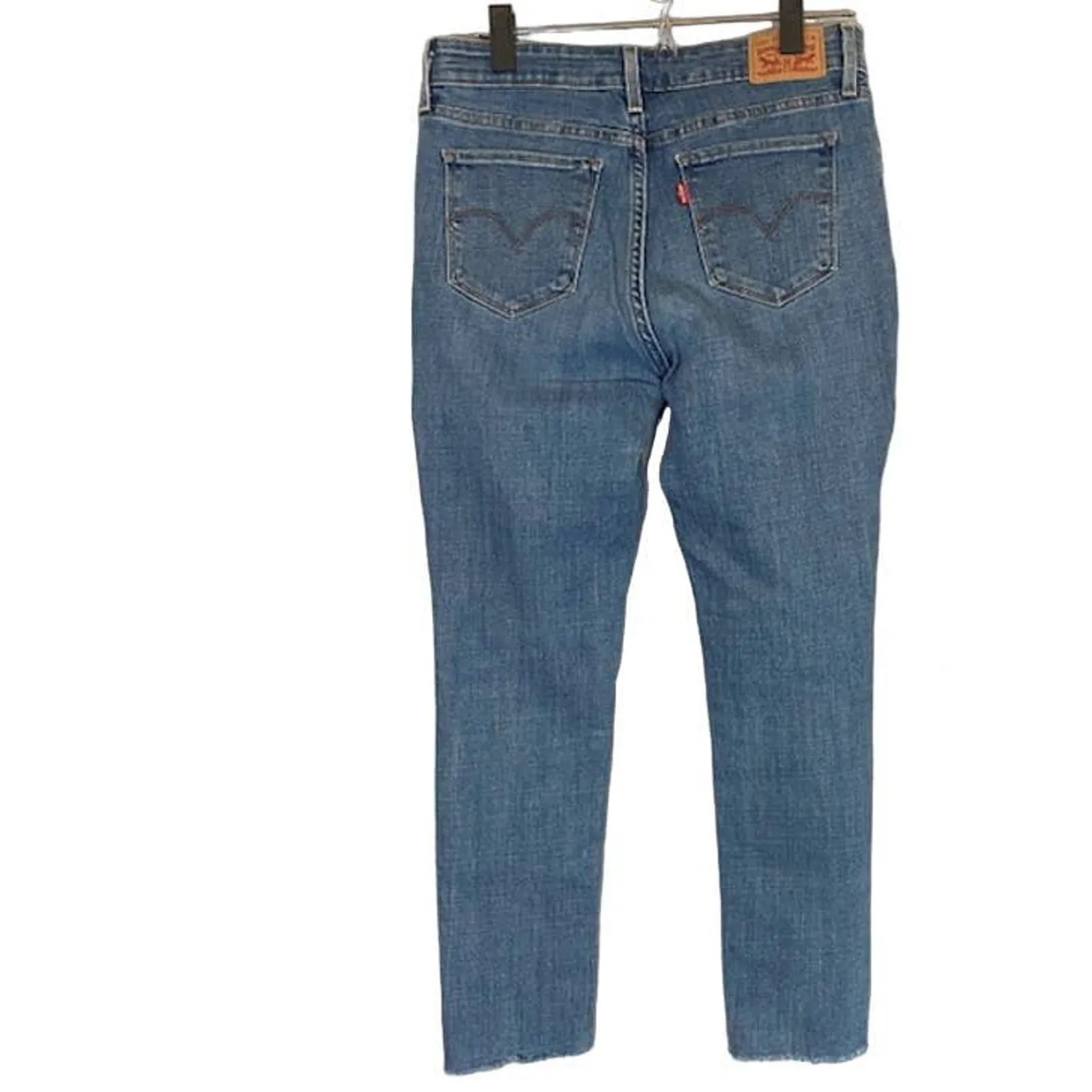 Levi’s 711 Women’s Skinny Distressed Ripped Denim Jeans Size 28 - Image 2