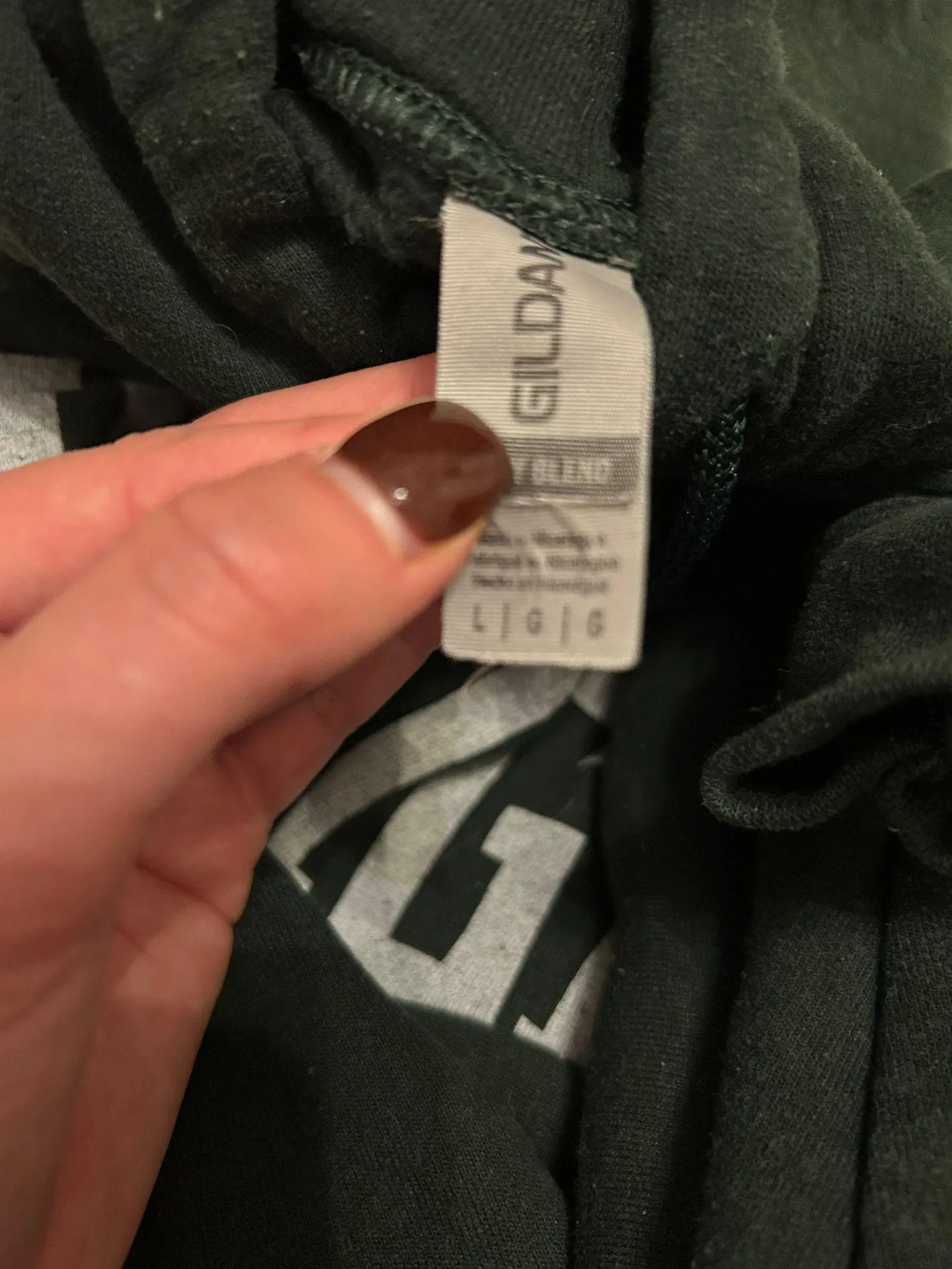 Michigan College Hoodie Size M - Image 2