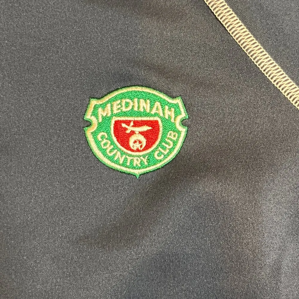 Sunice Medinah Country Club Navy 1/4 Zip Long Sleeve Pullover SZ M Golf Top Blue Size M - Image 2