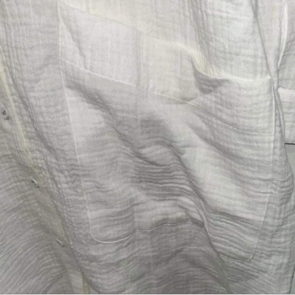 Johnny Was Calme Organic Cotton
Double pocket Oversized Shirt Dress(Size Small) - Image 6