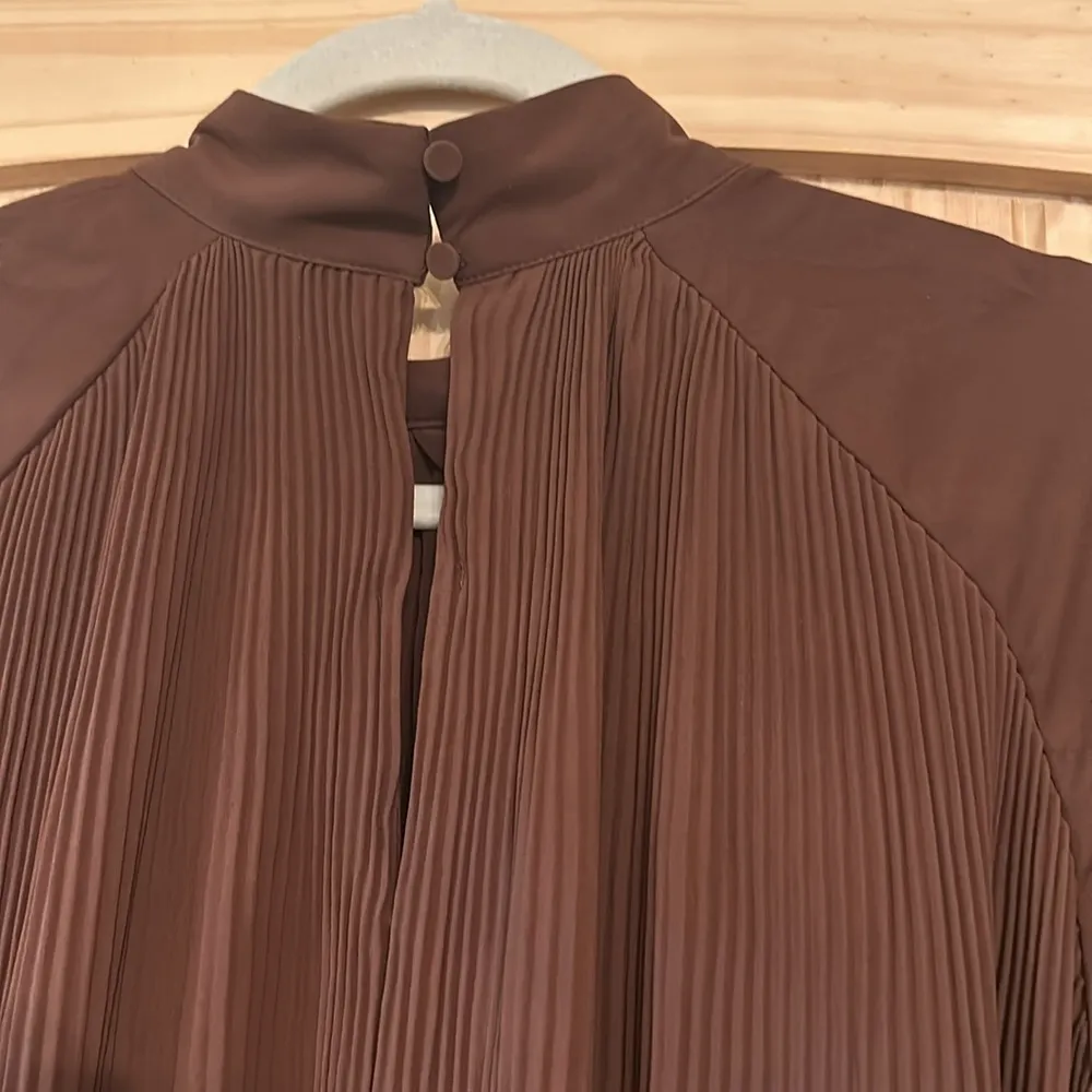 Chocolate Brown dress size medium - Image 3