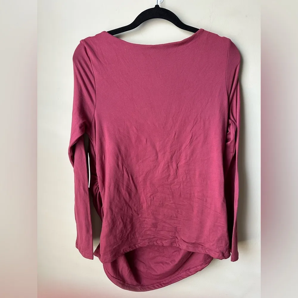 Heart & Hips Womens mauve Top Double Layer Size 1X - Image 6