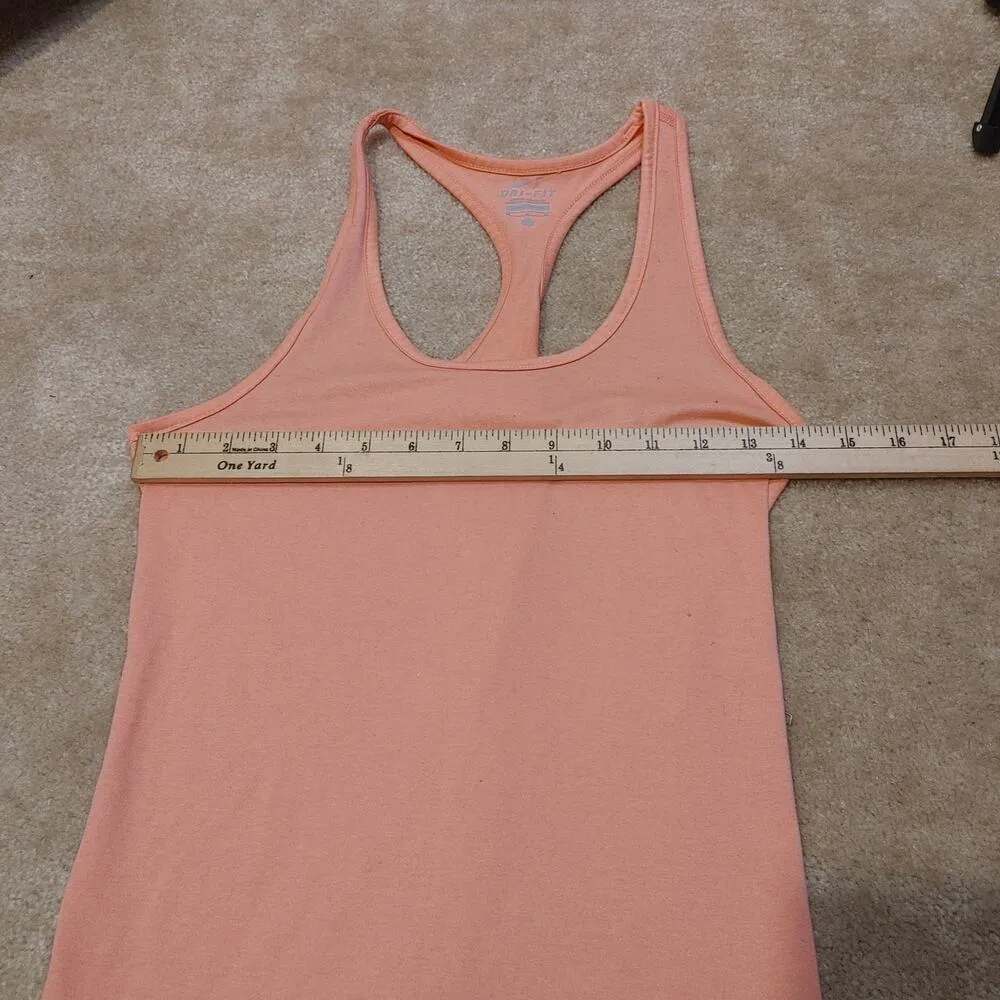 Nike Dri Fit Sleeveless Tank Top Pink Size MediumWorkout Sportswear Pink Coral - Image 5