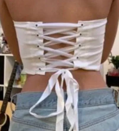 White Bustier Top - Image 3