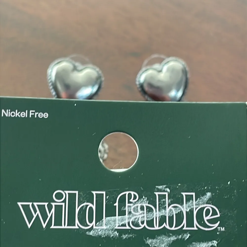 Wild Fable silver Bubble Heart Fringe Post Drop Earrings - Image 4