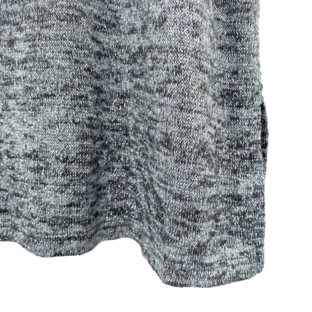 Y2K Ombré Cold Shoulder Metallic Shimmer Top - Image 8