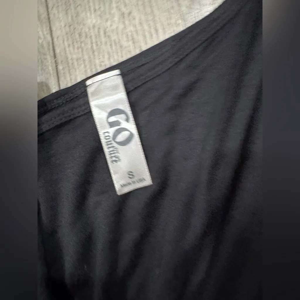 Go Couture Elegant Black One-Shoulder Dress - Image 6