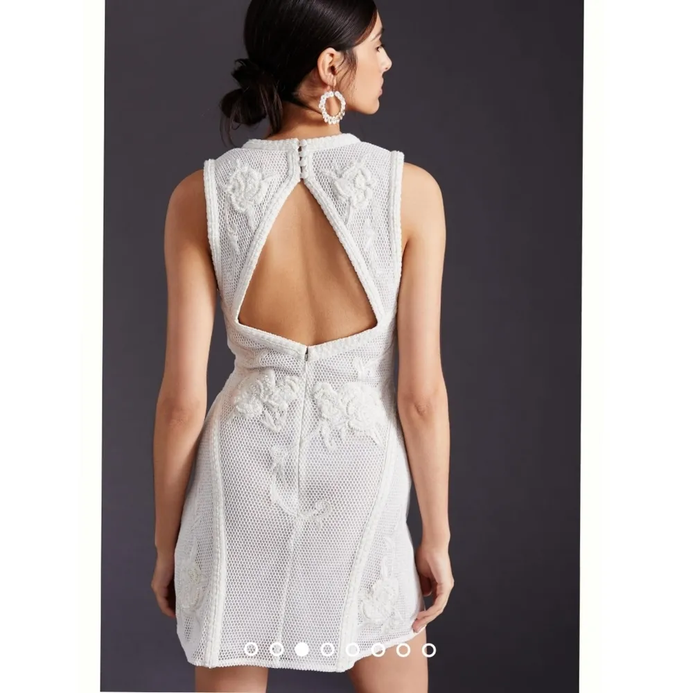 Anthropologie Not So Serious by Pallavi Mohan Deep-V Mini Dress Size XS - Image 3